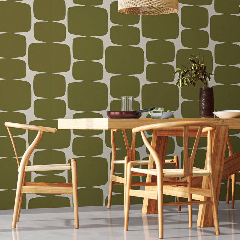 Scion Tapete Lohko in der Farbe Green mit Yukka-Motiv - Bild 3