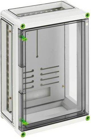 Spelsberg GTZ 3-KT Zählerschrank Wandmontage in Weiß und Transparent - Bild 1