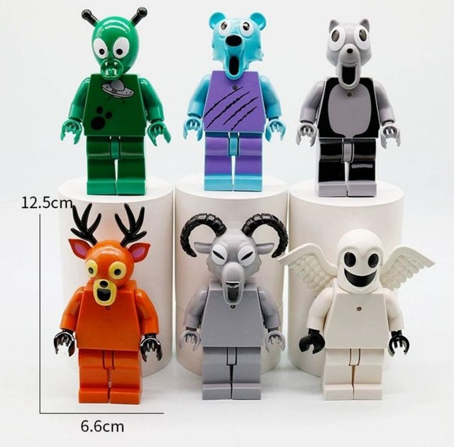 Fashnics 99 Nächte im Wald Hirsch Eule Figuren, 6-teiliges Set, leuchtend - Bild 1