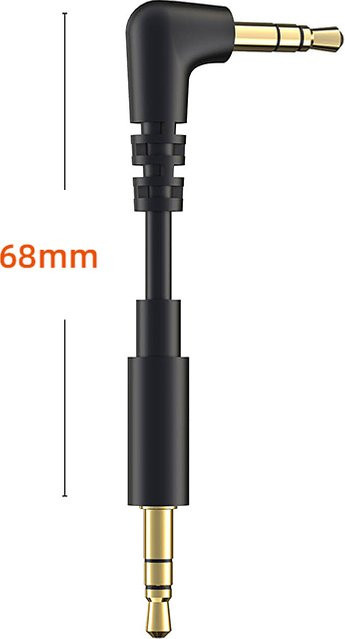 Siparnuo Aux-Kabel mit 3,5 mm Klinkenstecker in Schwarz - Bild 1