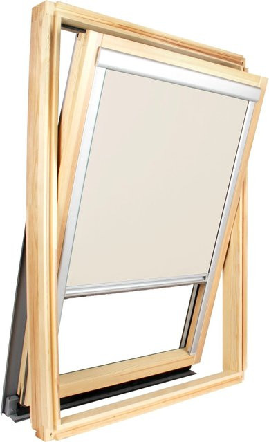 Avosdim Verdunkelungsrollo für Roto Dachfenster, Beige, B: 60 cm, H: 83,5 cm - Bild 1