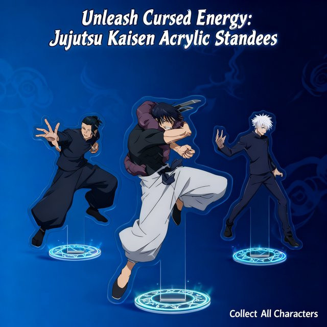 Hot Toys Jujutsu Kaisen Gojo Satoru Geto Suguru Toji Fushiguro, Acryl-Standfigur - Bild 1