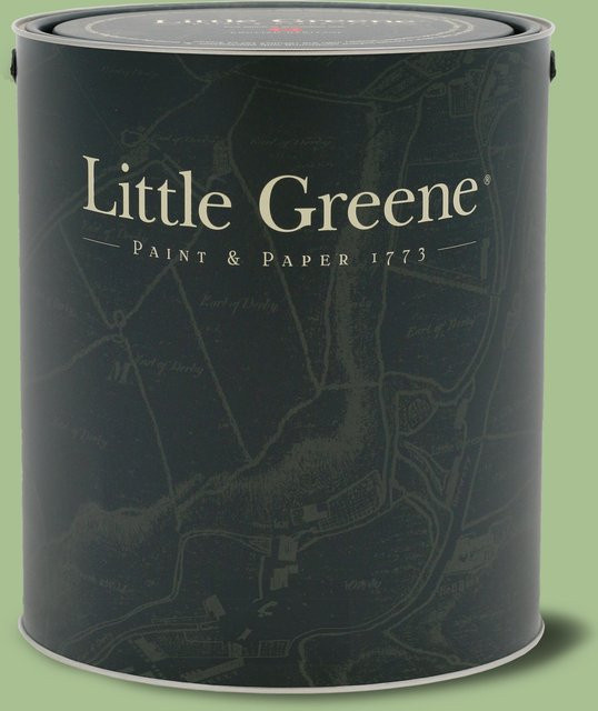 Little Greene Intelligent Floor Paint Pea Green 91, wasserbasierte Bodenfarbe in Satin-Matt, 2,5 l - Bild 1
