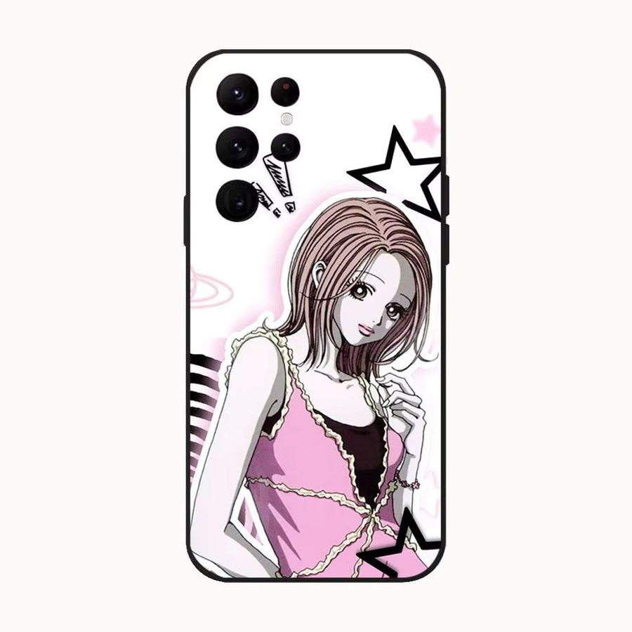 Nana Osaki Line Handyhülle für Samsung Galaxy S21 S22 S23 S24 S25 FE Plus Ultra in Multicolour aus weichem TPU - Bild 4