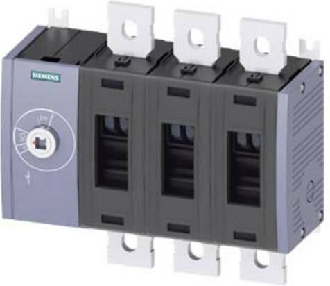 Siemens Lasttrennschalter 3polig 630 A 8 Schließer 8 Öffner 690 V/AC grau 3KD46300QE100 - Bild 1
