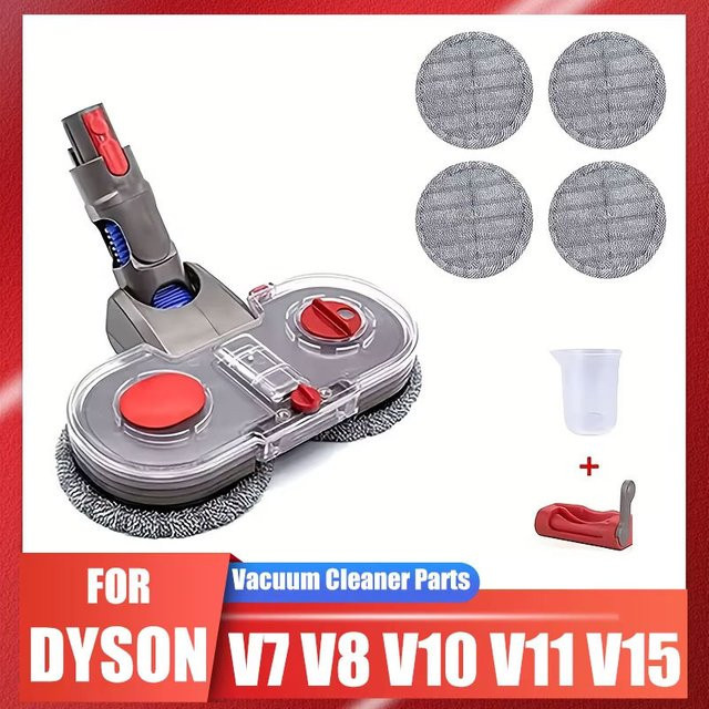 Mopp-Kopf-Kit für Dyson V7 V8 V10 V11 V15 Gen5 Staubsauger mit Wasserreservoir und Reinigungslappen - Bild 1