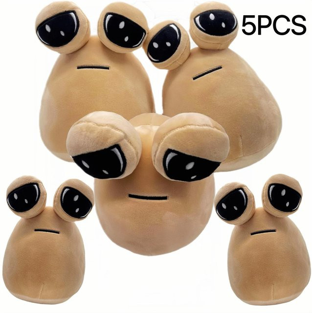 Yiran toy Pou Plüschtier, Alien Plüschtier, 22cm, ab 14 Jahre - Bild 1