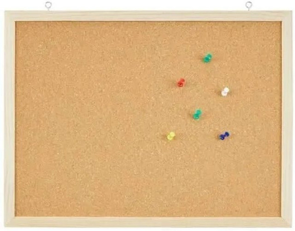 Modern Living Pinnwand Cork in Beige und Braun, B/H: 40 x 30 cm