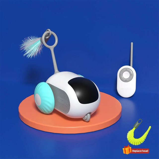 Var Vogue Intelligentes Katzenspielzeug, ferngesteuertes Spielzeugauto, blau - Bild 1