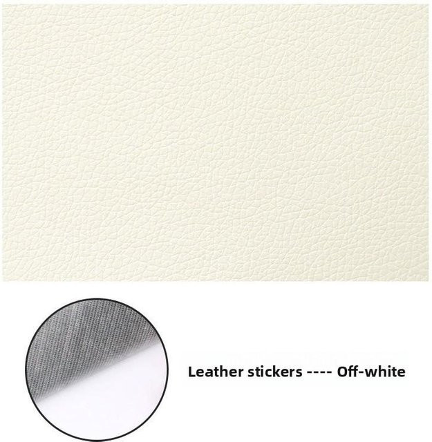 Selbstklebender Reparaturflicken aus Kunstleder von YiLi-Studio in Beige, B: 100 cm - Bild 1