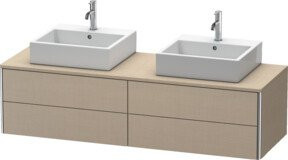 Duravit Waschtischunterschrank XSquare wandhängend mit 4 Schubladen, B/H/T: 160 x 40 x 54,8 cm - Bild 1