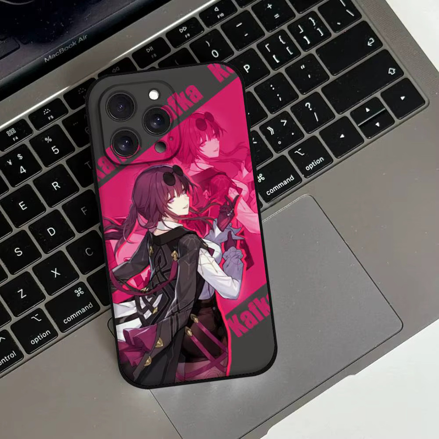 Honkai Star Rail Handyhülle für iPhone 11 bis 17 Pro Max, weiche Schutzhülle, Schwarz - Bild 4