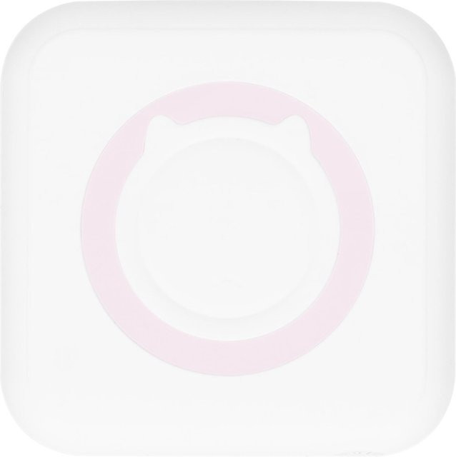 Tragbarer Bluetooth Thermodrucker von Honor Electronics für Etiketten in Pink - Bild 1