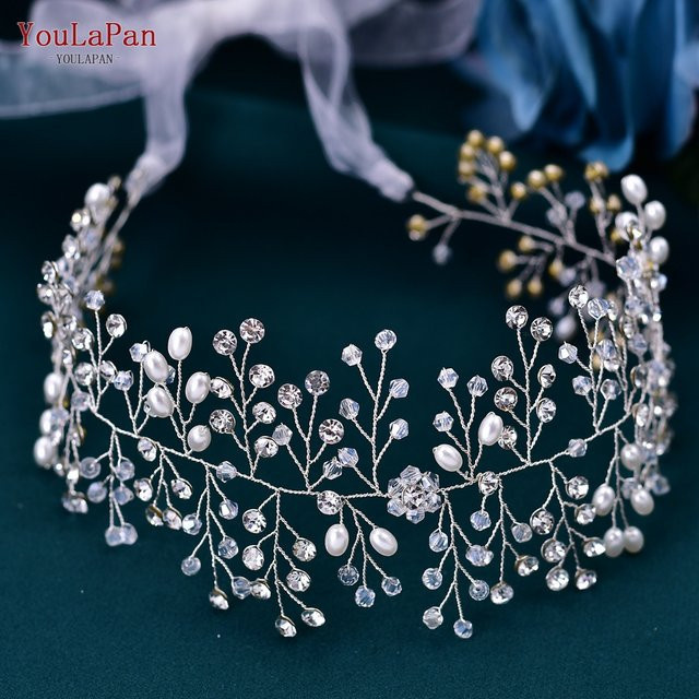 Youlapan Haarschmuck, Kristall Blumen, Damen - Bild 1