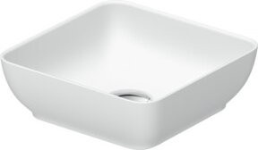 Duravit Aufsatzwaschtisch DuroCast Sivida aus Keramik, weiß seidenmatt, B/T: 30 x 30 cm, H: 10,5 cm - Bild 1
