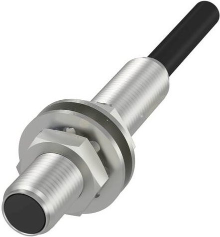 Balluff Induktiver Näherungsschalter BES 516-3005-G-E4-C-PU-05 bündig PNP Schließer in Silber aus Edelstahl, Durchmesser: 5 mm, Länge: 27 mm - Bild 1