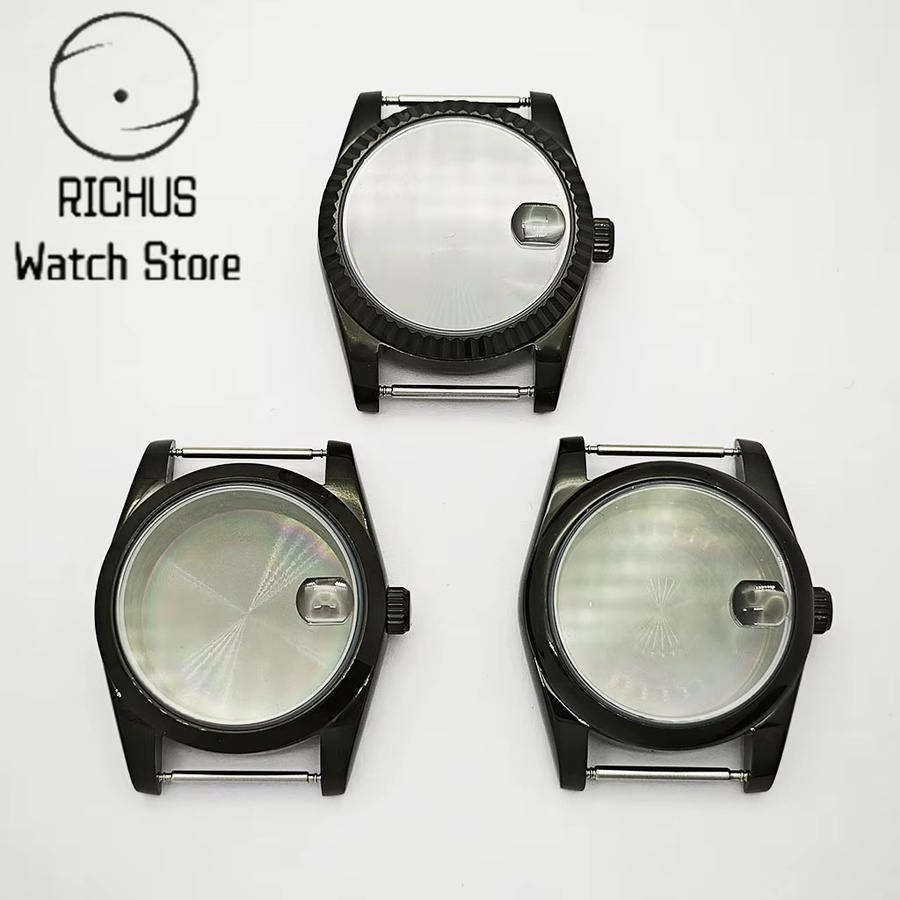 RICHUS Uhrengehäuse, Saphirglas, 36mm/39mm, Uhrenarmband Zubehör - Bild 2