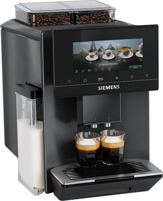Siemens EQ900 iAroma Kaffeevollautomat TQ927EF5 in Dark Inox Schwarz - Bild 1