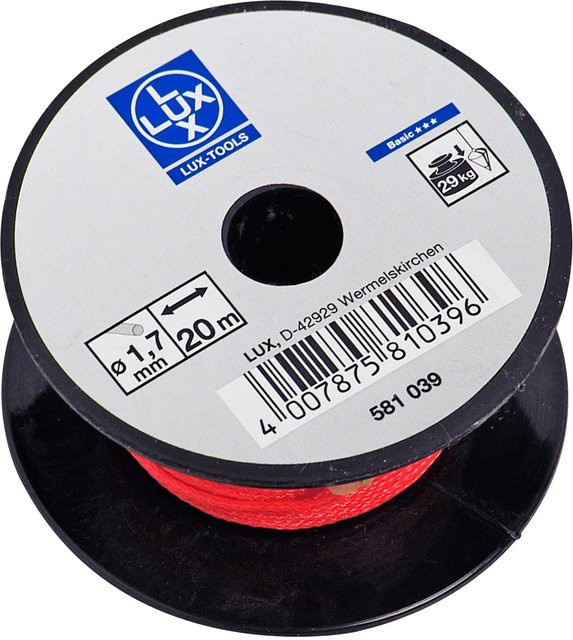 LUX-TOOLS Maurerschnur Rot 20 m - Bild 1