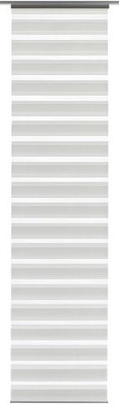 Gardinia Flächenvorhang aus Polyester, Weiß, B/H/T: 60 x 245 x 245 cm