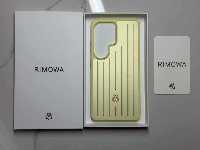RIMOWA Original Handyhülle für Samsung Galaxy S26 Ultra und S25 Ultra in Zitronengelb - Bild 1