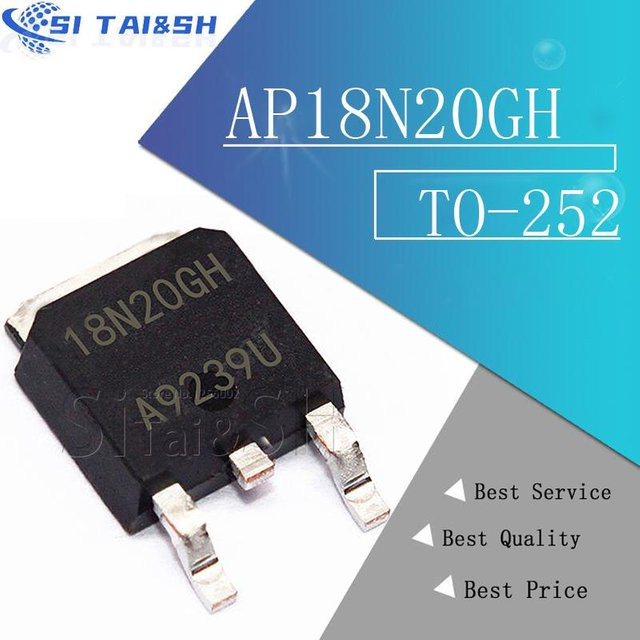 Molewei 10er Set N20GH AP18N20GH 18 N20 Transistoren in Schwarz - Bild 1