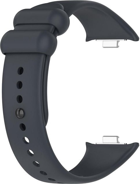 Silikonarmband für Redmi Watch 4/5, Xiaomi Mi Band 8 Pro/9 Pro, dunkelgrau - Bild 1