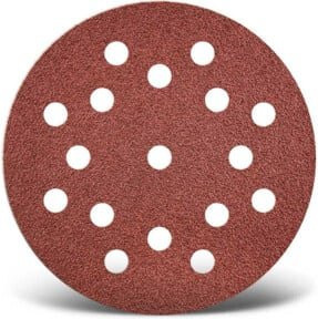 Menzer Klett-Schleifscheiben Ø 125mm K24 17-Loch für Holz, Metall und Lack, 25er Packung - Bild 1