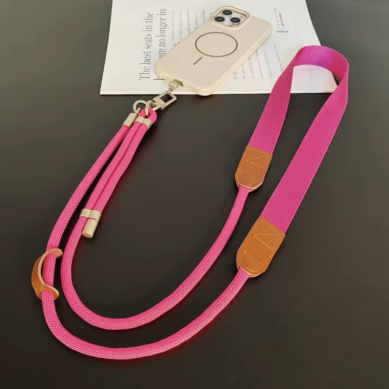 WSSHE Universelles Handy-Umhängeband mit Clip in Blau, verstellbarer 360-Grad-Schutz Halsgurt für alle Handyhüllen - Bild 1