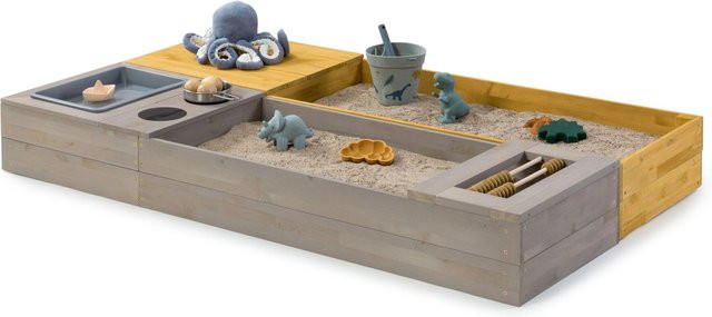 Muddy Buddy Sandkasten Flexy Style warmgrau ocker ab 3 Jahren - Bild 1