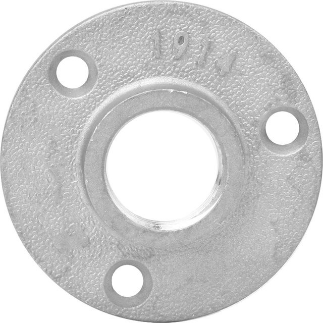 10 Stück Flanschfuß DN20 aus Aluminiumlegierung in Silber für Rohrverschraubungen und Regalbefestigungen von TOMTOP JMS - Bild 1