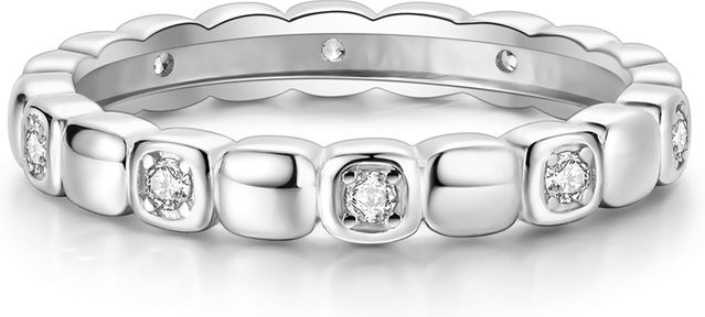 parmuz Ring, 925 Silber, Zirkonia, Damen, Mädchen - Bild 1