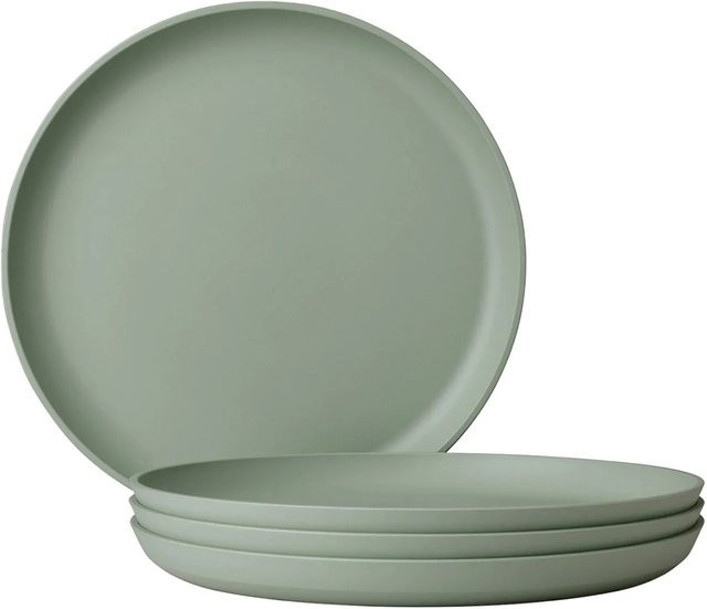 Mepal Silueta Frühstücksteller 4er Set Sage Green Durchmesser: 23 cm - Bild 1