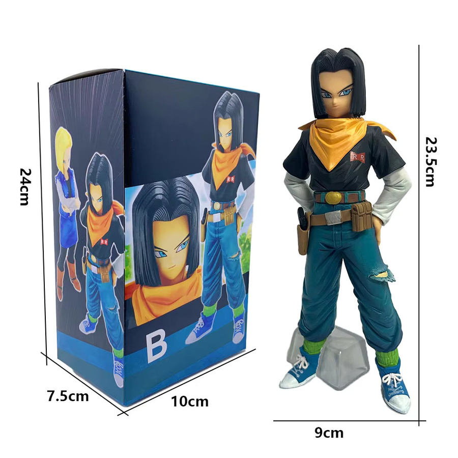 Bandai Dragon Ball Z Android 18 Actionfigur aus PVC, Höhe: 24 cm, Mehrfarbig - Bild 2