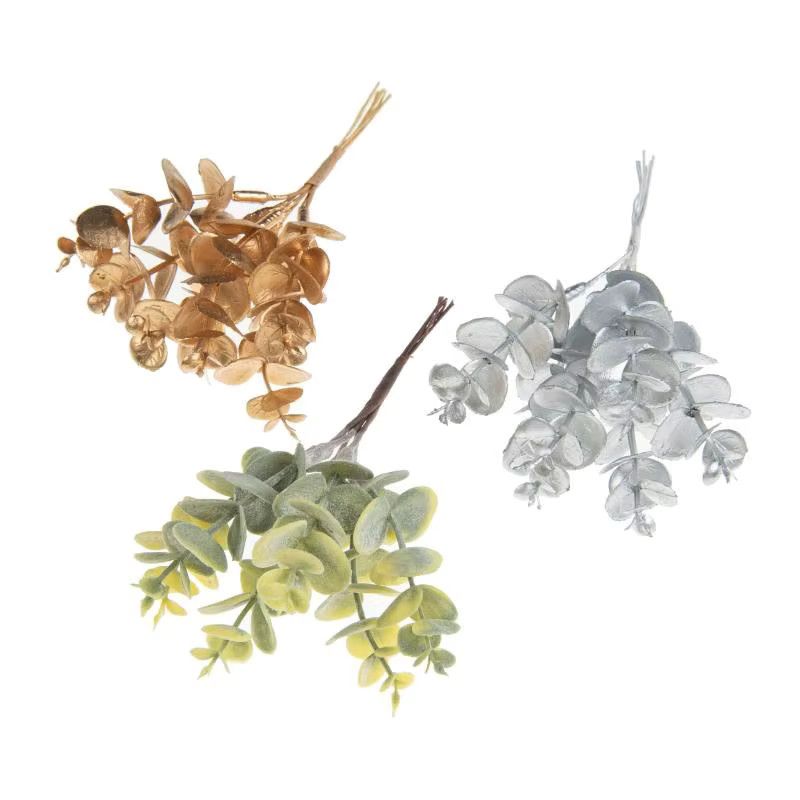 Künstliche Eukalyptus Blätter von TTCY in Army Green aus Kunststoff für Garten, Hochzeit und Party-Dekoration - Bild 3