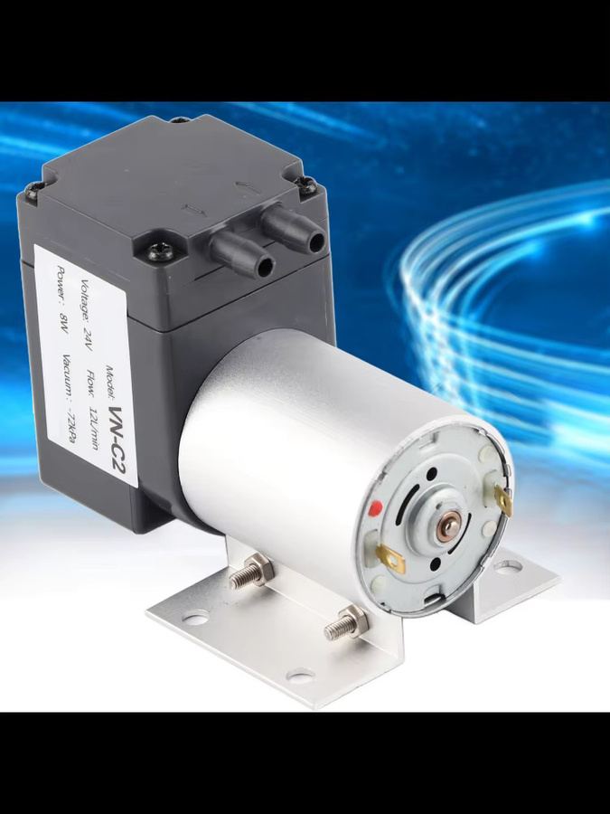 KKMOON Vakuumpumpe Saugpumpe mit Ständer, -72 kPa, 8 W, 12 l/min - Bild 4