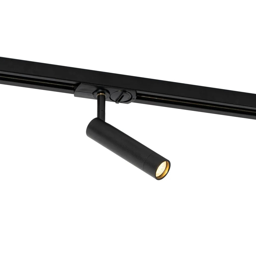 QAZQA Moderner LED Strahler Iconic Ivy Schwarz für 1-phasiges Schienensystem, dimmbar - Bild 2