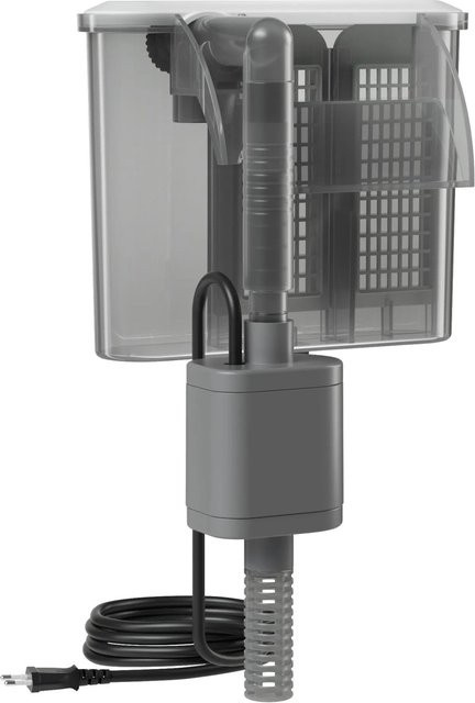 Sunsun HBL-303 Hang On Filter Anhängefilter für Aquarien bis 40 Liter in Weiß und Transparent mit 350 l/h - Bild 1