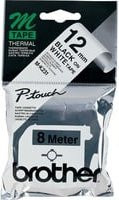 Brother Schriftbandkassette M-K231 für P-touch, Breite: 12 mm, Farbe: Weiß, Schriftfarbe: Schwarz - Bild 2