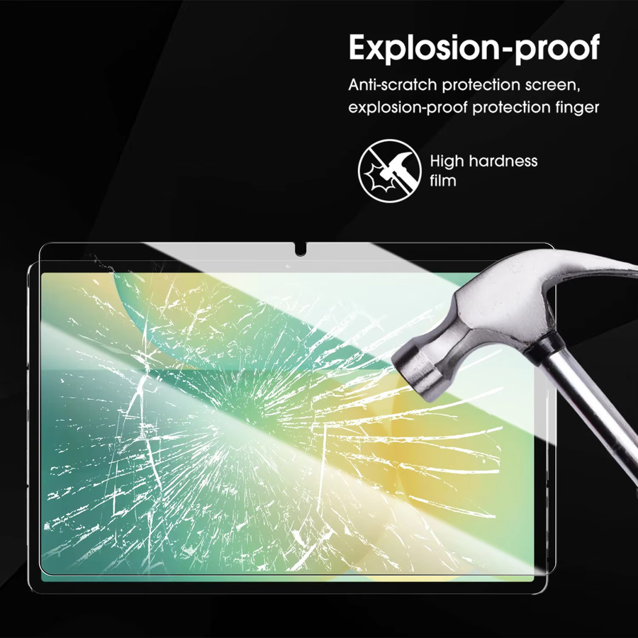 Displayschutz aus gehärtetem Glas für Samsung Galaxy Tab S10 FE Plus 13,1 Zoll und S10 FE 10,9 Zoll, transparent - Bild 4