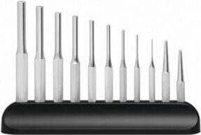PB Swiss Tools Mechaniker-Splintentreiber-Satz aus Edelstahl in Silber, 11-teilig im Kunststoffständer - Bild 1