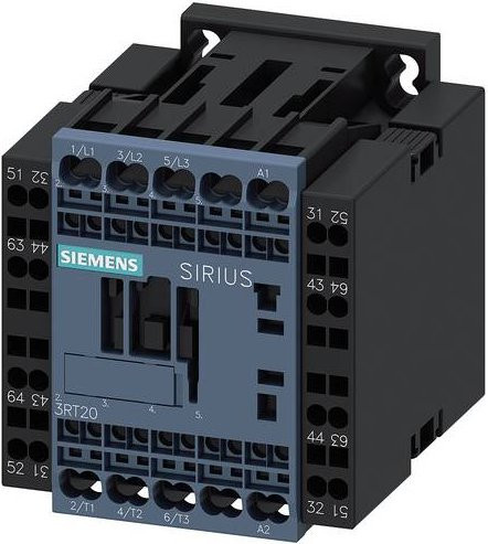 Siemens Leistungsschütz 3RT2017-2FF48-0KT1 in Grau - Bild 1
