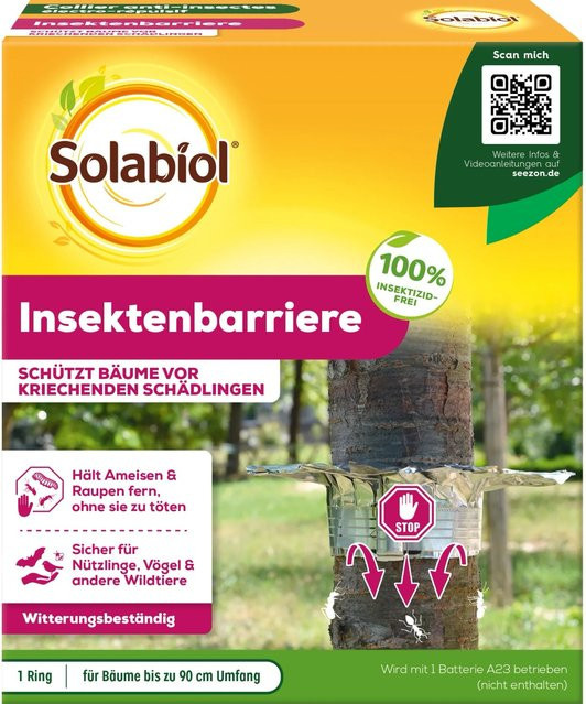 Solabiol Insektenbarriere-Ring aus Aluminium in Silber - Bild 1
