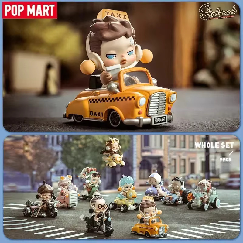 POP MART Skullpanda Laid Back Tomorrow Series Blind Box Mystery Box mit einer niedlichen Anime-Figur als Sammlerstück für deinen Schreibtisch - Bild 1