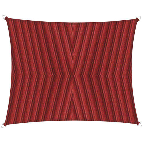 WINDHAGER Sonnensegel CANNES rechteckig aus Polyester, Farbe: rot, B/T: 300 x 400 cm - Bild 2