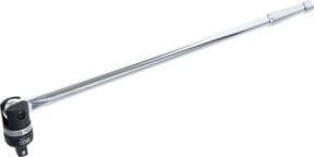 BGS Gelenkgriff mit Umschaltknarre und Außenvierkant 12,5 mm (1/2 Zoll) in Silber - Bild 1