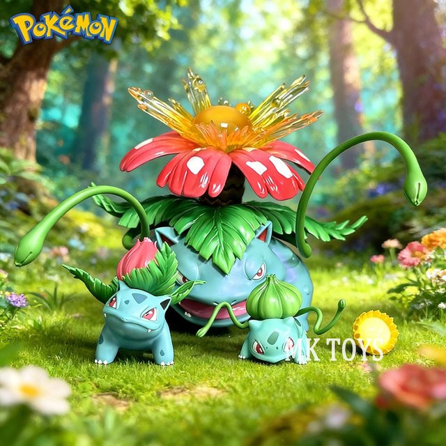 Bandai Pokémon Bulbasaur Actionfiguren, PVC-Statue, Einzelfigur - Bild 1
