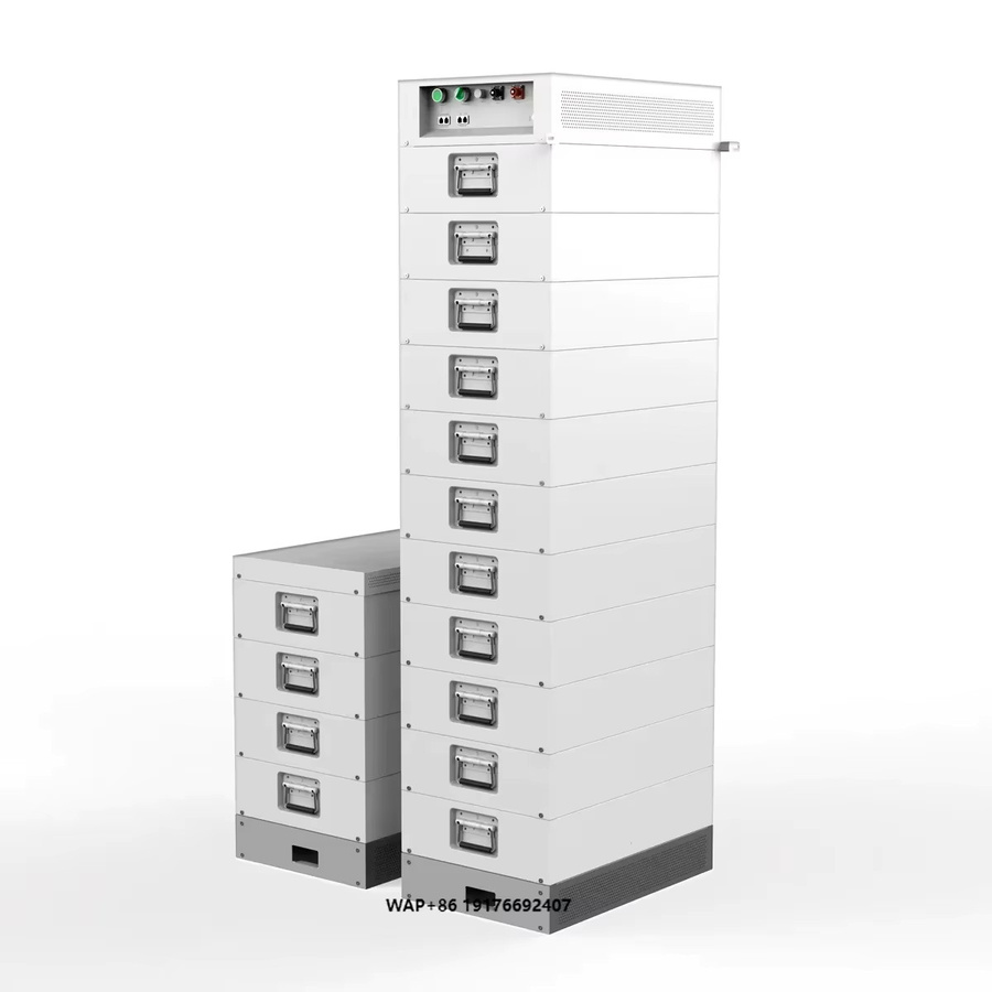 Dyness LiFePO4-Batterie 50kWh 512V 100Ah Stapelbares Lithium-Ionen-Solarstromsystem in Weiß mit Smart BMS - Bild 2