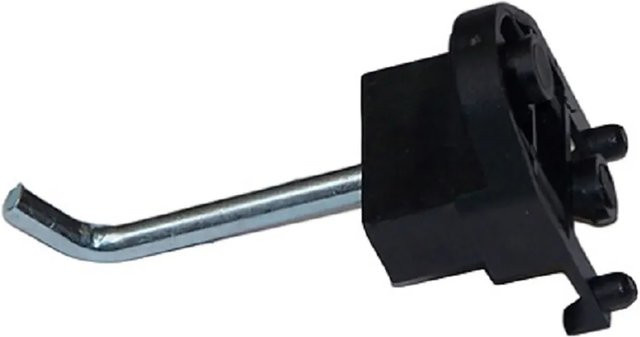 Küpper Systemhalter-Set aus Kunststoff in Schwarz mit 60 mm und 45° Biegung - Bild 1