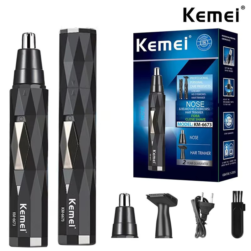 Kemei 2in1 Nasentrimmer und Bartschneider für Herren - Bild 2